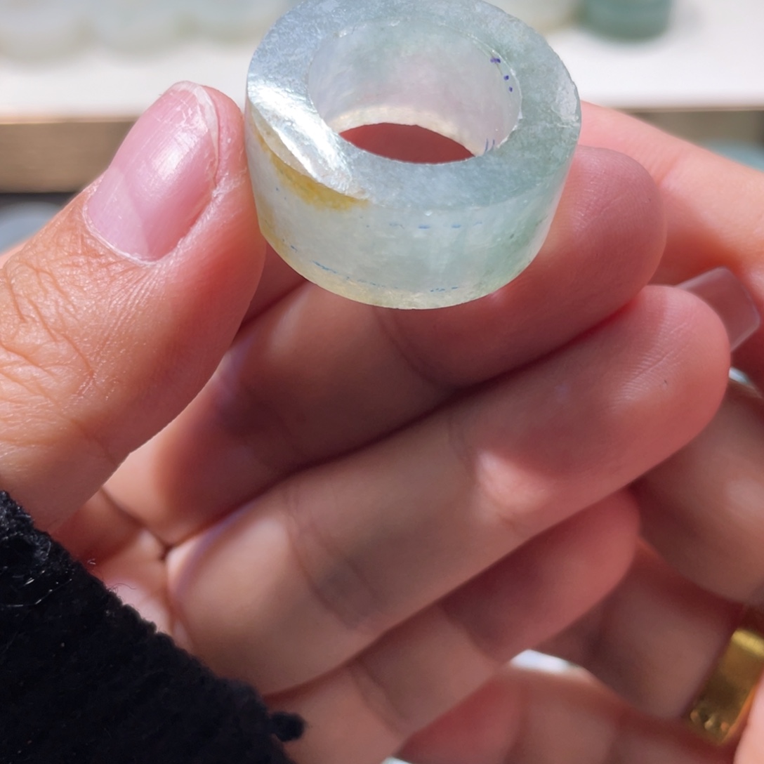 定制翡翠未镶嵌天然翡翠14-21冰晴