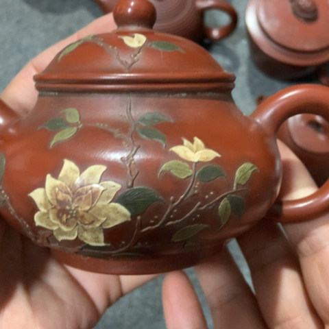 徽***商茶壶紫砂陶瓷摆件工艺品摆件