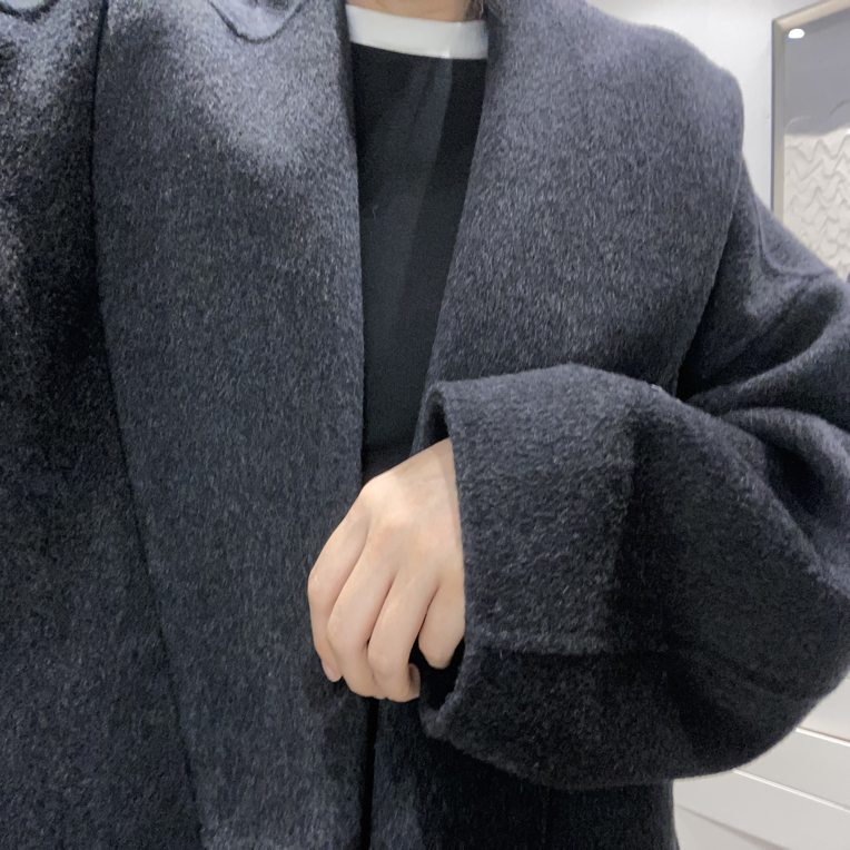 a羊绒羊毛天丝大衣
