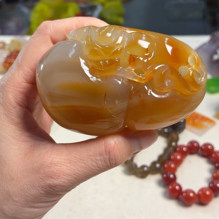 玛瑙/玉髓未镶嵌吊坠(不含链)