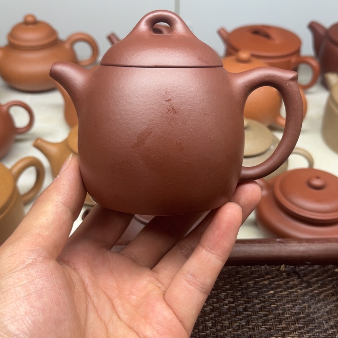 紫砂茶壶秦权微瑕220ccccc