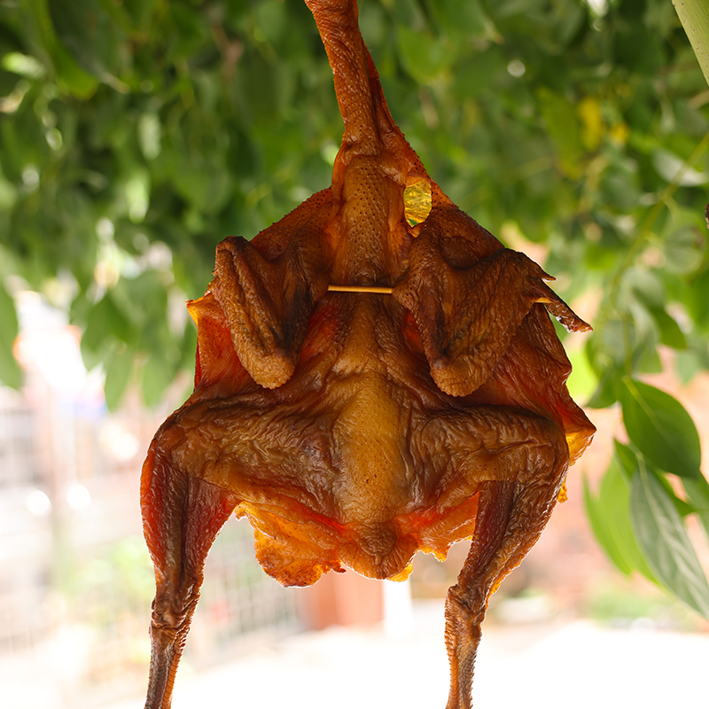 湖南桃江甘泉山烟熏腊鸡湖南特产腊味