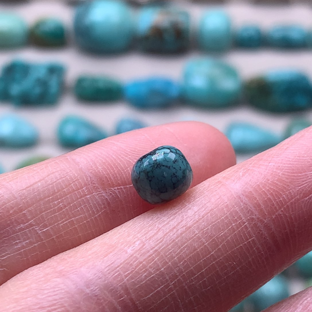 未镶嵌绿松石挂件小**～