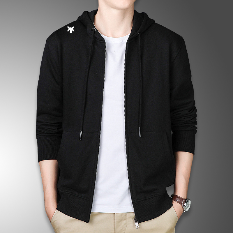 【海外撤柜 廸桑家】卫衣男春秋2025新款连帽外套潮流长袖开衫休闲