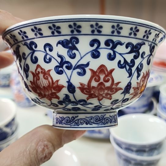 景德镇陶瓷大压手杯