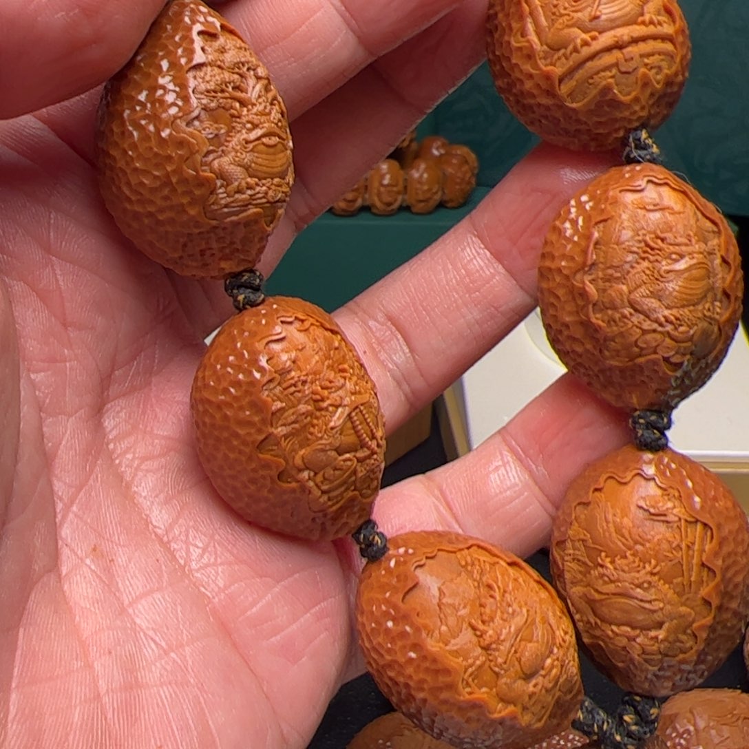 嘎***喇橄榄核手串/手链橄榄核