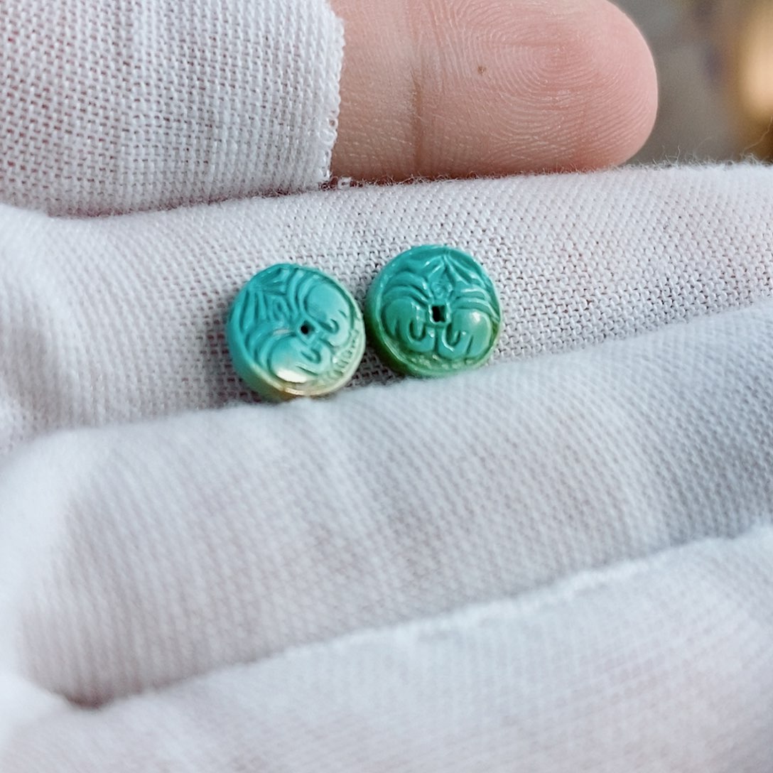 未镶嵌绿松石珠宝奇石