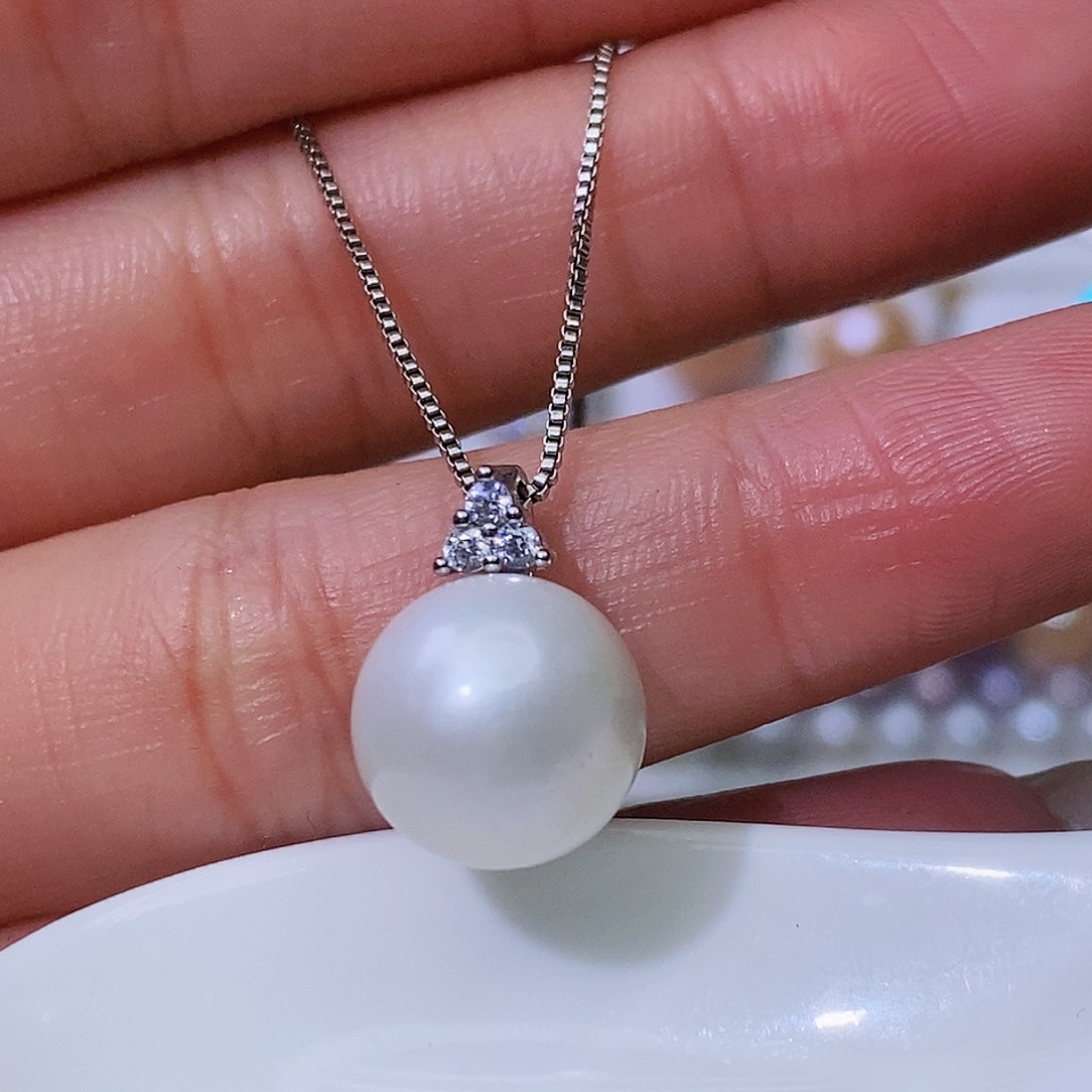 淡水珍珠颈饰合金