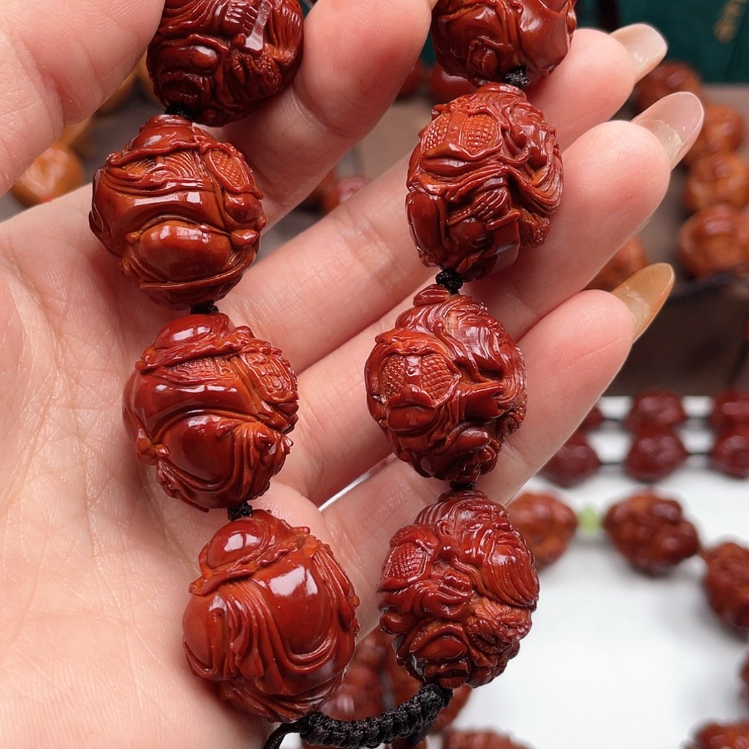 橄榄核手串?**?关公手串