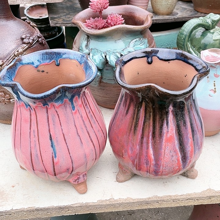 紫砂花盆瑕疵14.19花盆