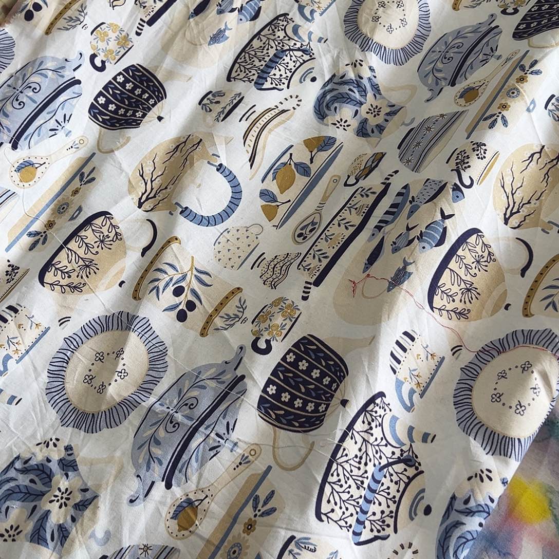 棉一米价纯棉平布1.1米宽果子f