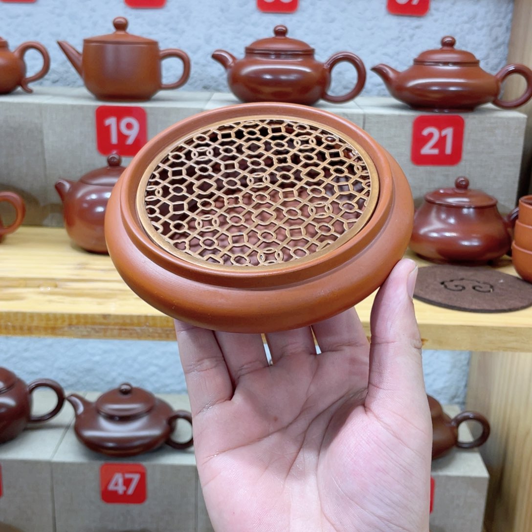 开播浮力镂空小号壶承直接拍