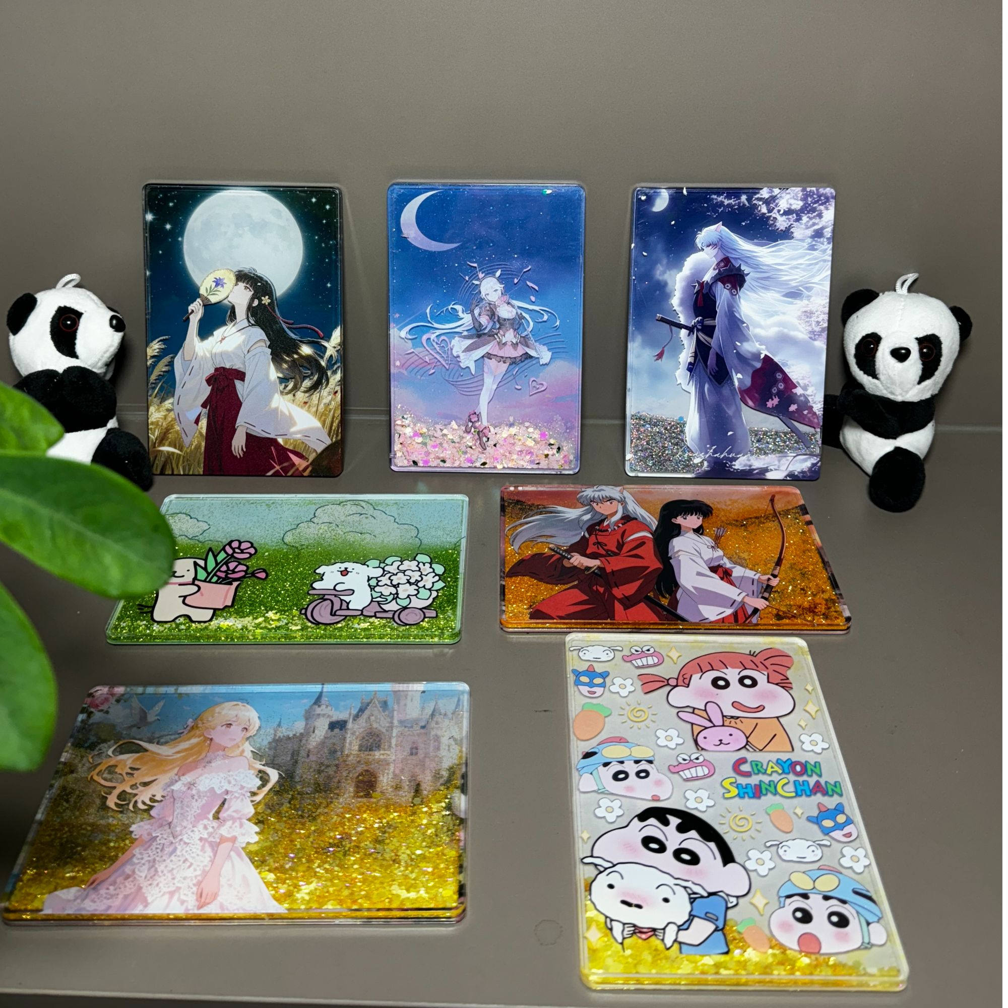 【直播拆】文创卡通流沙冰箱贴二次元周边流麻大板流沙家居潮玩饰品
