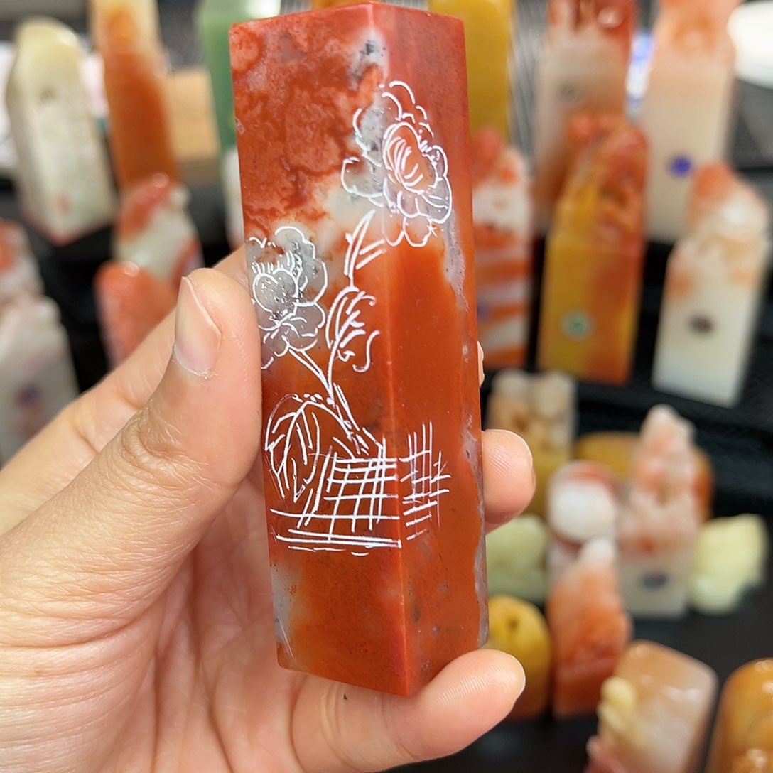 寿山石印石这么多都在你