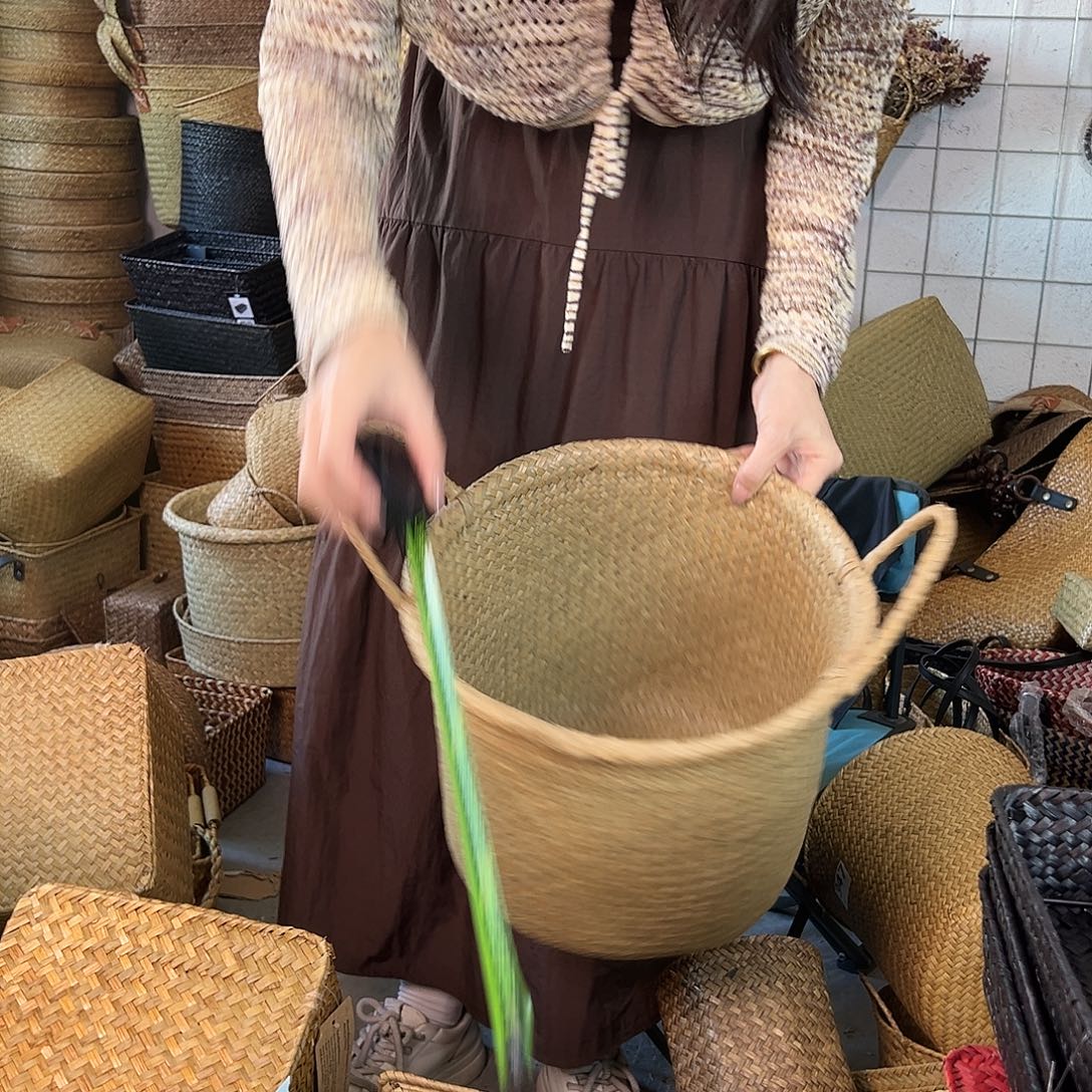 草编草编包/草编收纳盒微瑕疵