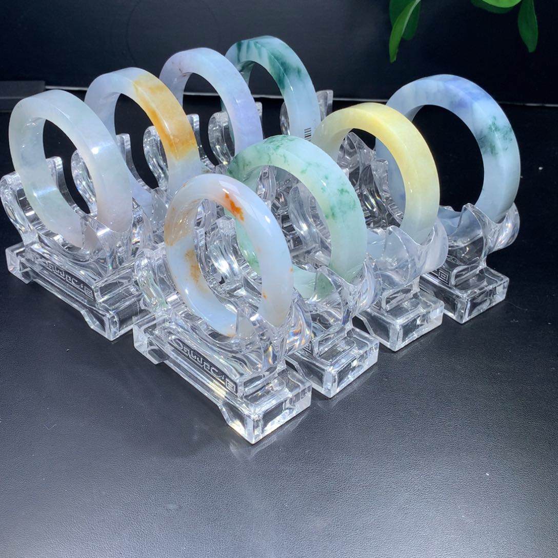 定制翡翠翡翠手镯未镶嵌金*多