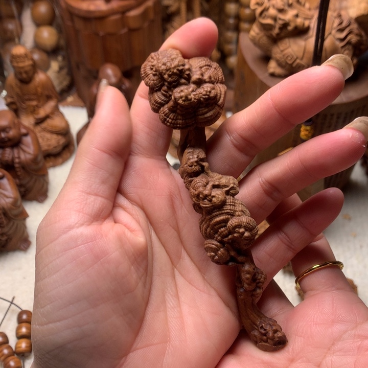 檀香木其他老山檀香手把件