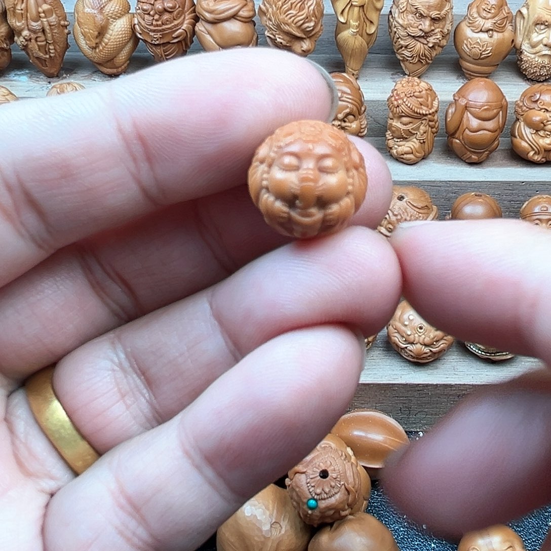 猴头核桃吊坠16象宝