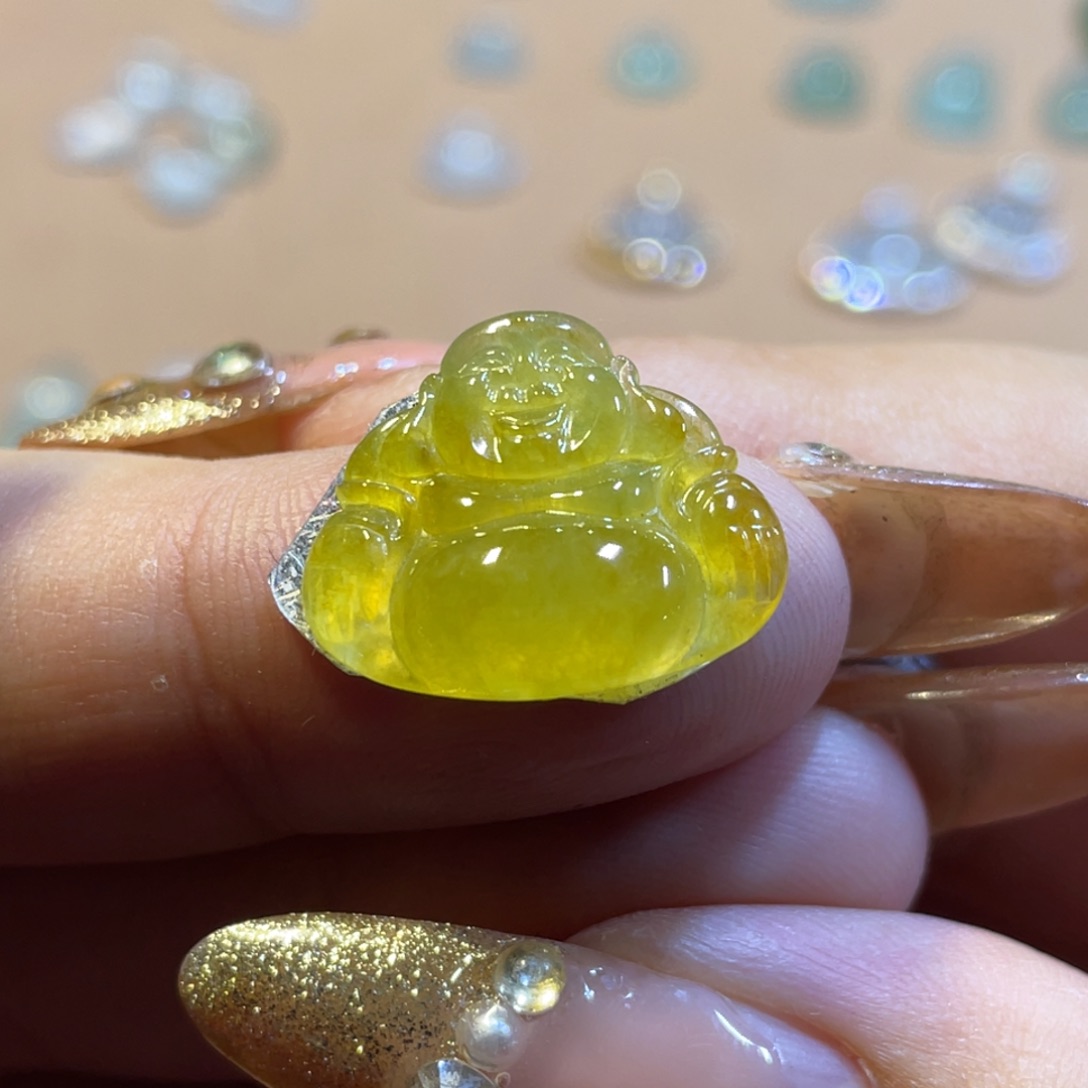 定制翡翠未镶嵌佛公