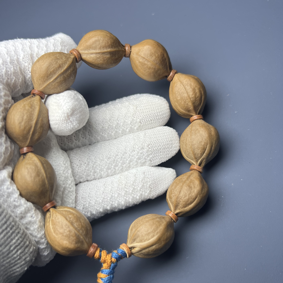 梅林铁核18尺寸手串鲨鱼背橄榄核