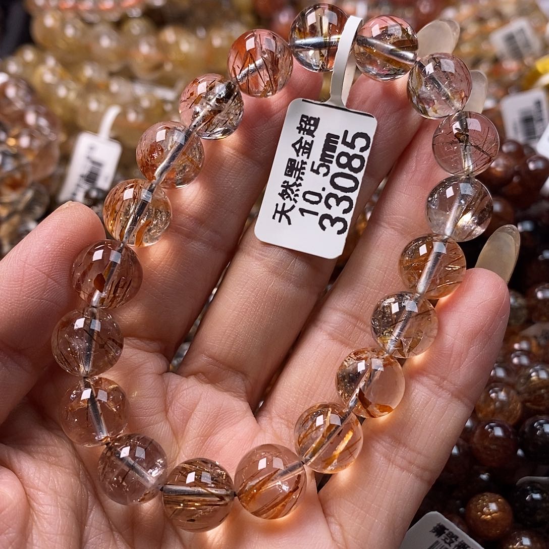 未镶嵌水晶手链水