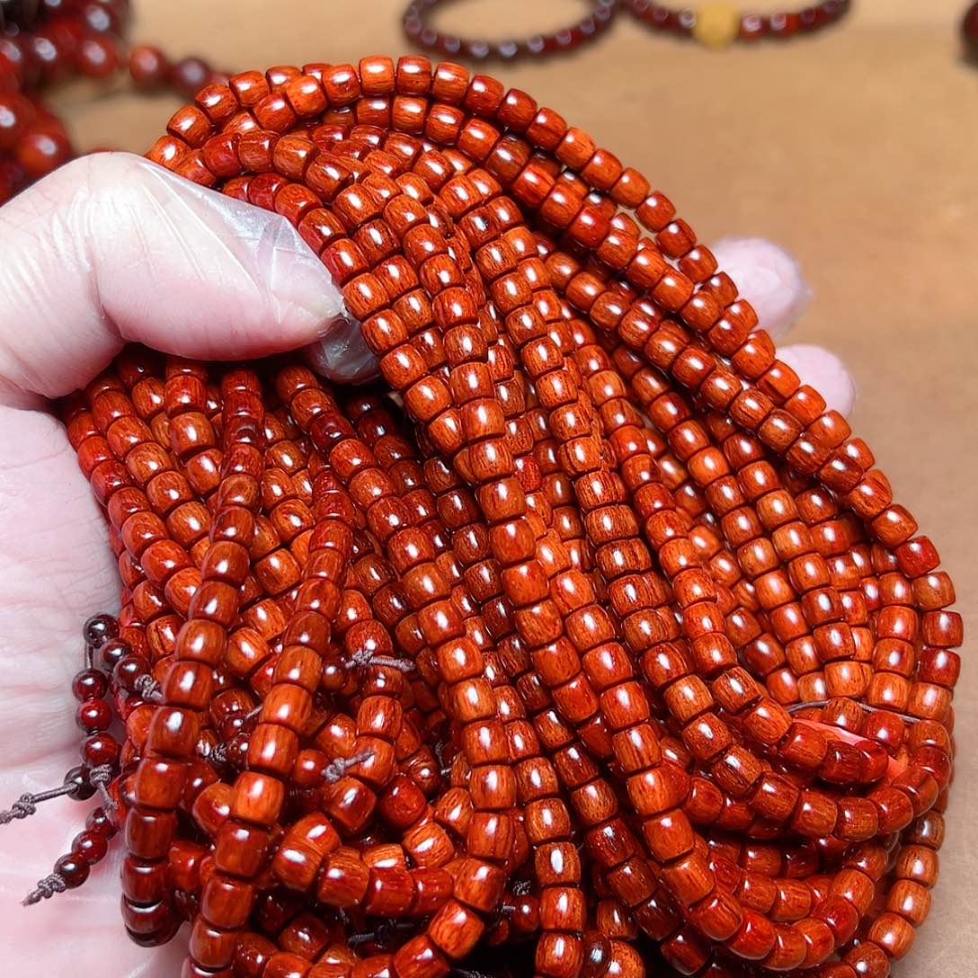 小叶紫檀手串/手链55直切帝王泥鳞底