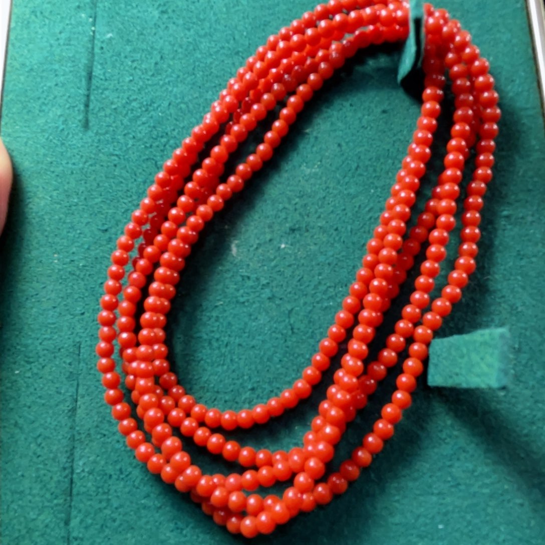 南红玛瑙项链未镶嵌