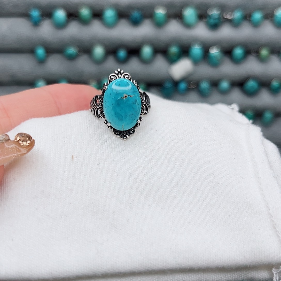 绿松石绿松石未镶嵌菲**装