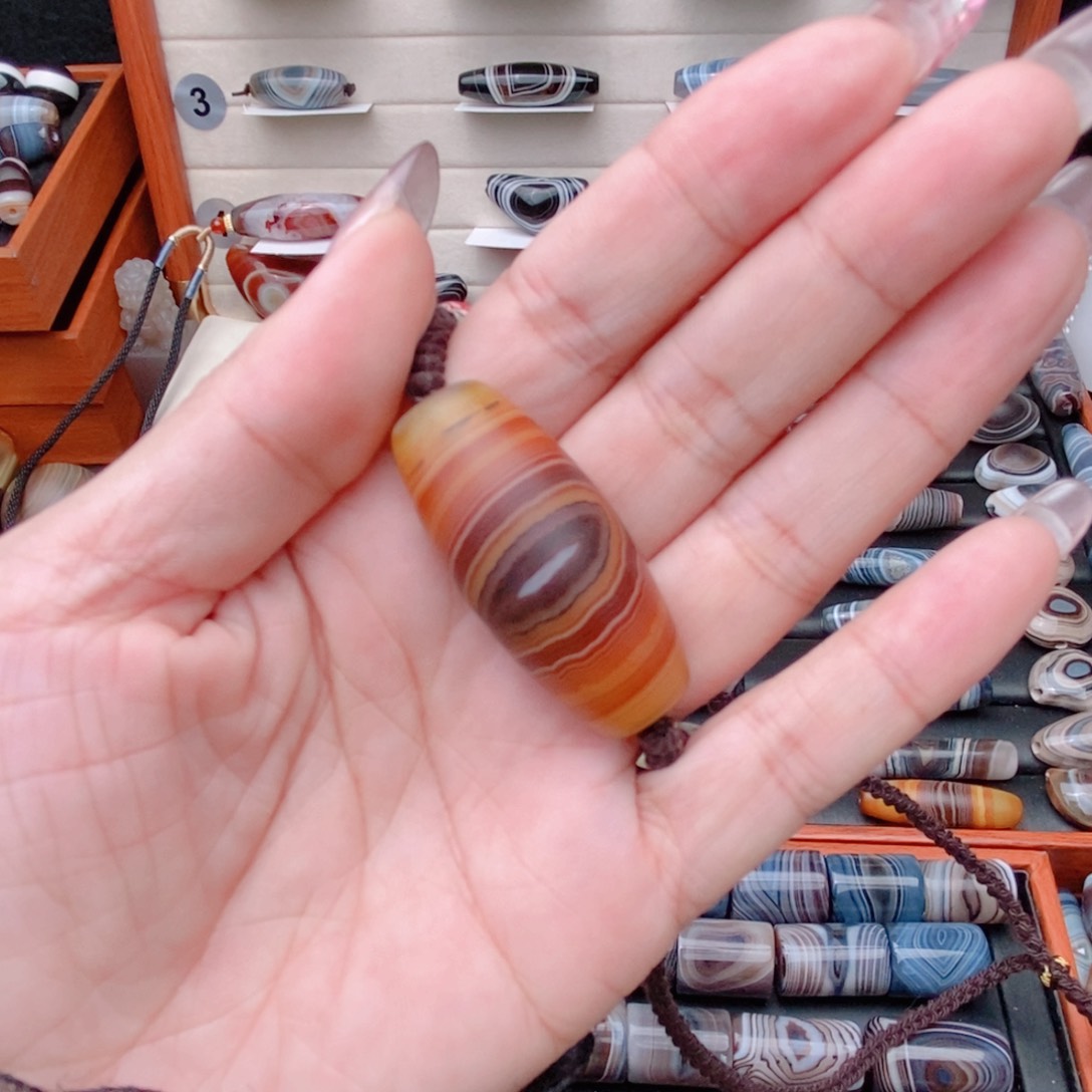 合金颈饰玛瑙/玉髓柚*