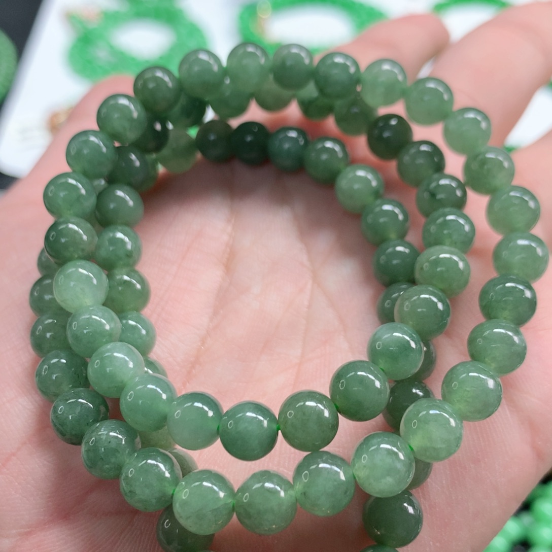 翡翠未镶嵌手链翡翠