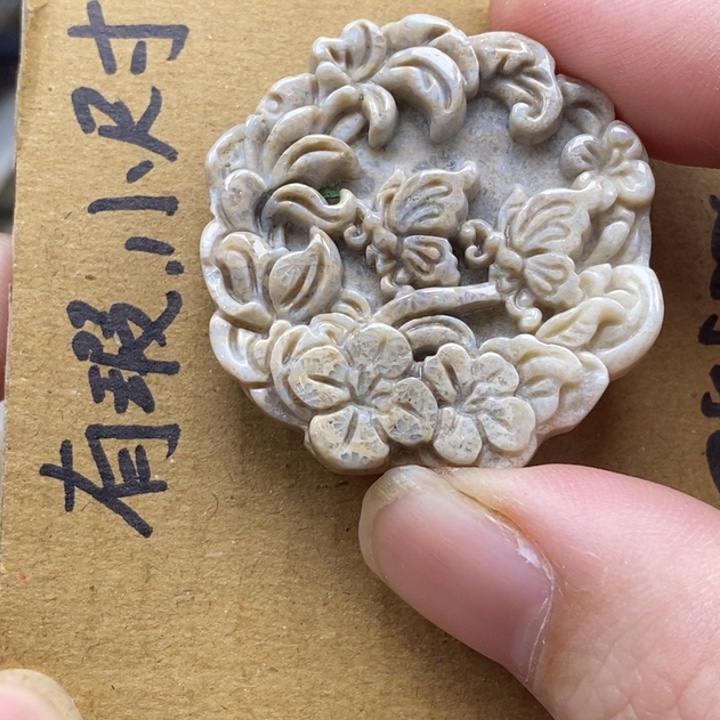 硅化珊瑚（珊瑚玉）未镶嵌颈饰