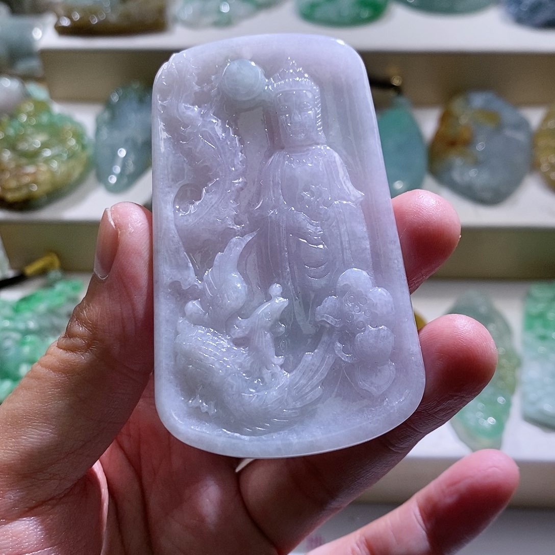 【闪购商品】翡翠颈饰未镶嵌观音