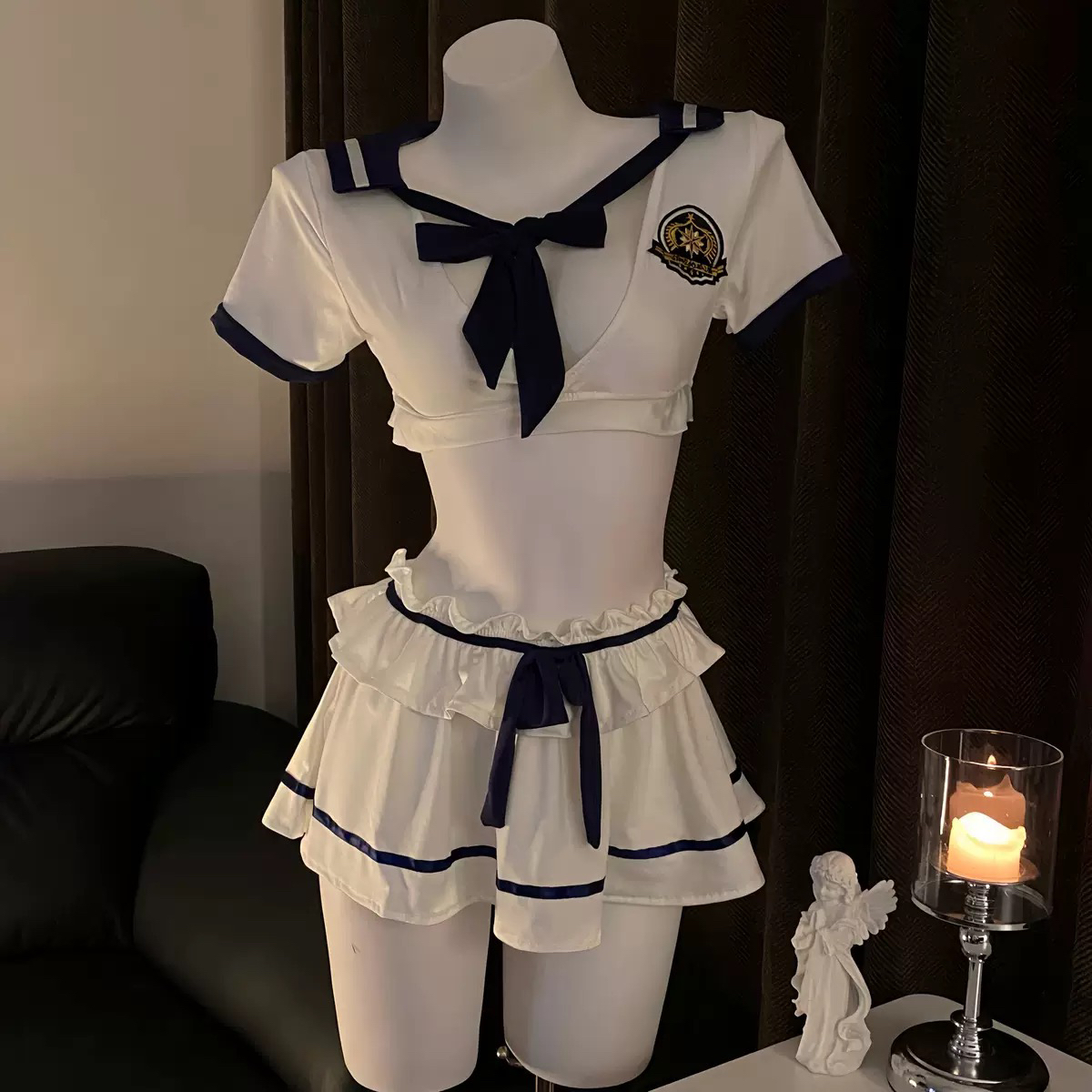 【纯原NO退NO换】【80-150斤】小胸性感学院风JK少女纯欲学生