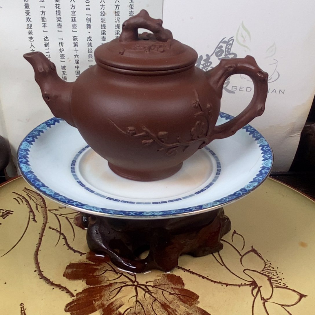 紫砂茶壶五号井底槽清老母亲制作260