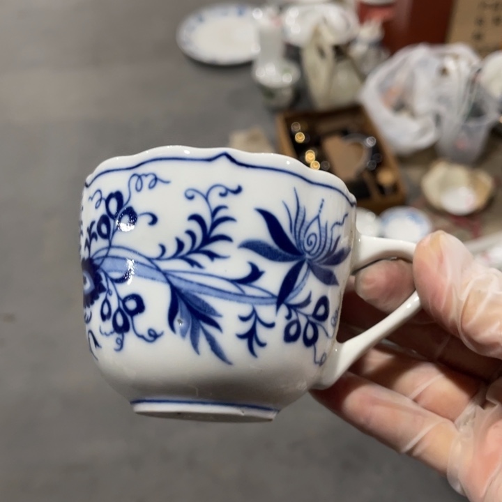 醴陵釉下高温瓷杯200毫升微瑕