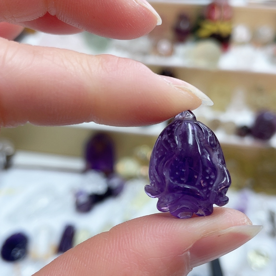 紫晶珠宝半成品未镶嵌3170