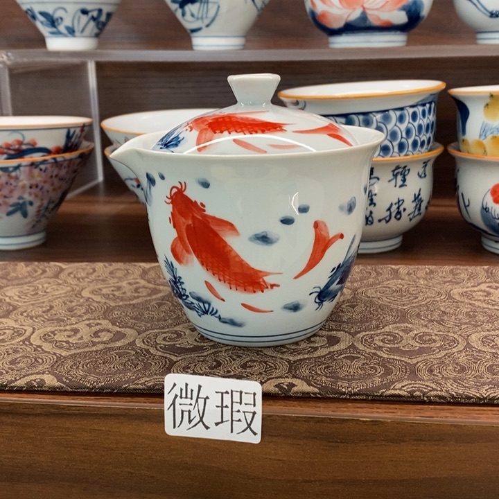 釉下老陶泥手工绘制