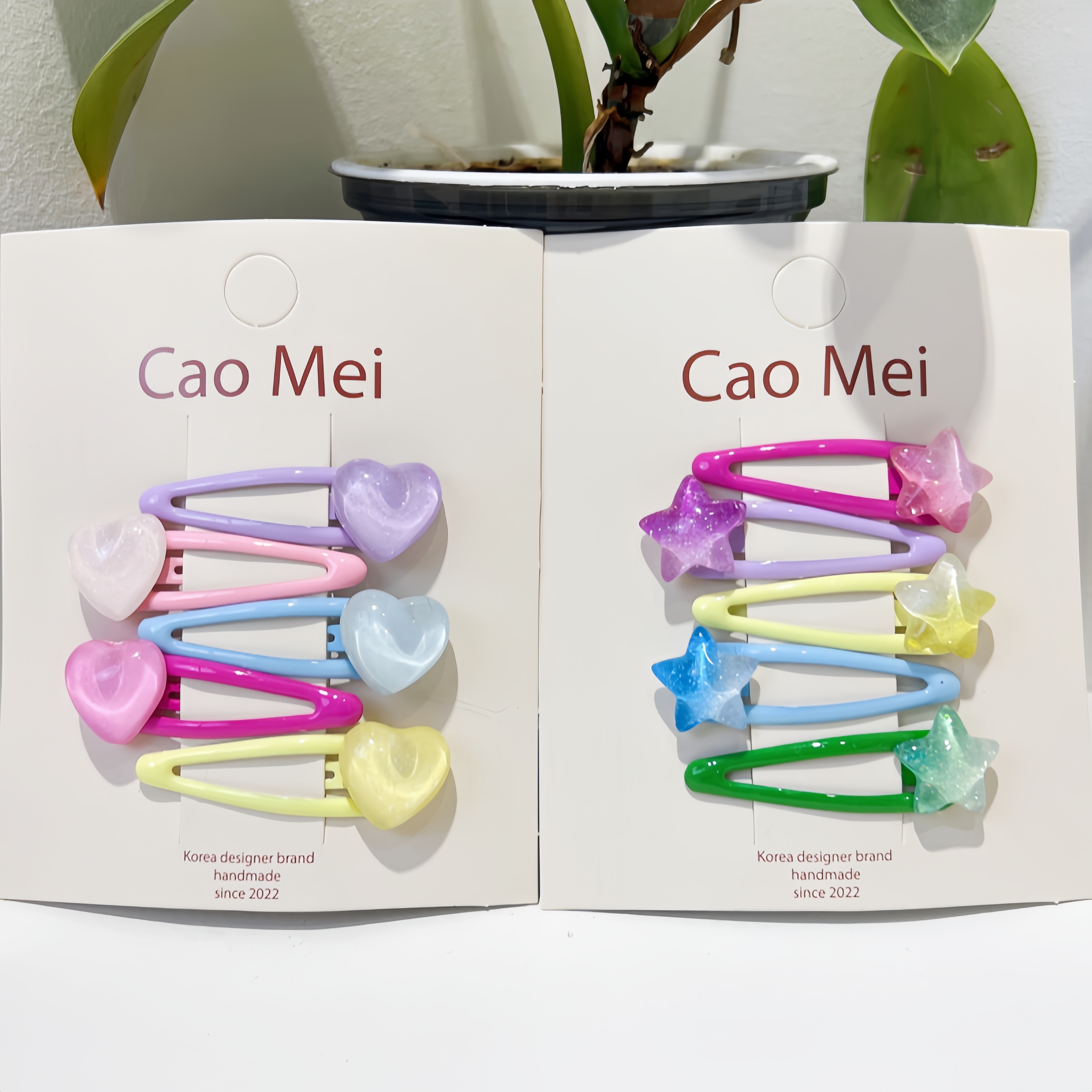 春季新款果冻透色爱心星星拇指圈婴童小宝可爱儿童发饰宝宝头绳