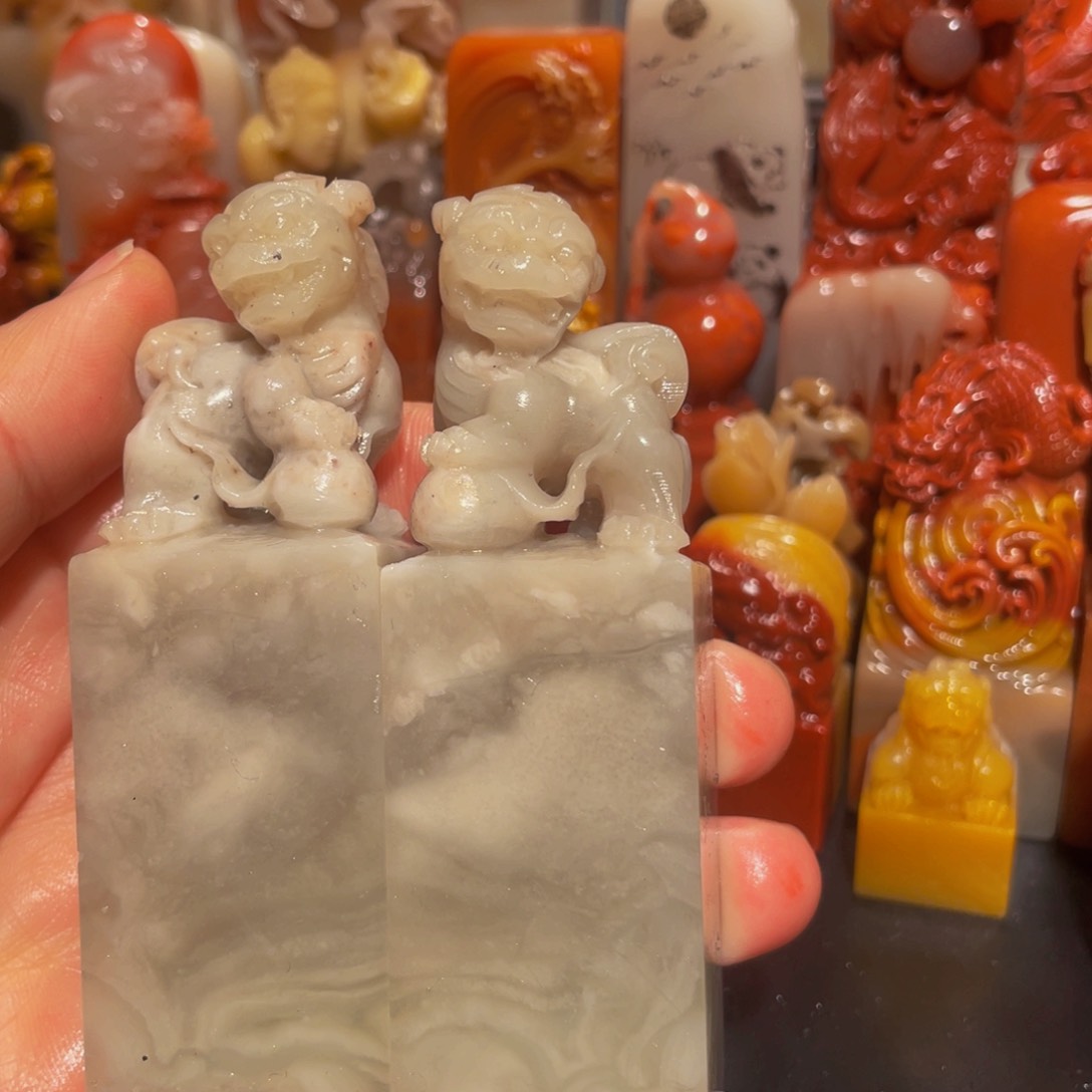 寿山石印石精美寿山