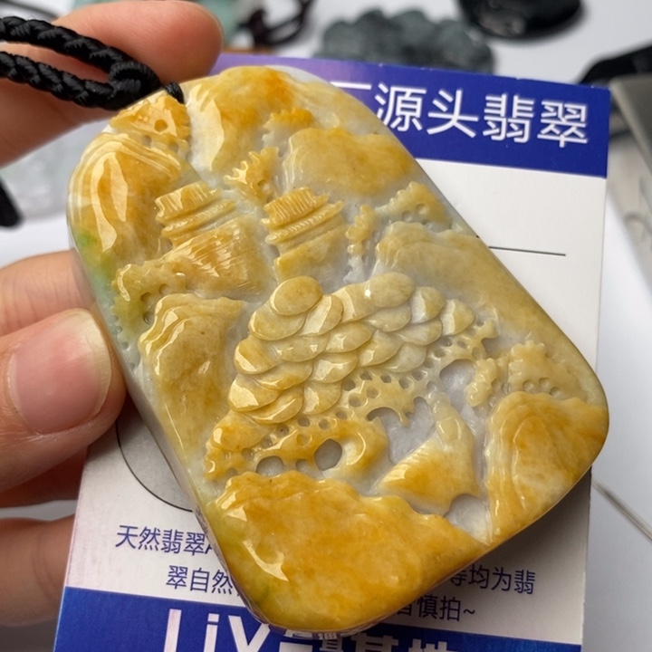 翡翠颈饰未镶嵌翡翠