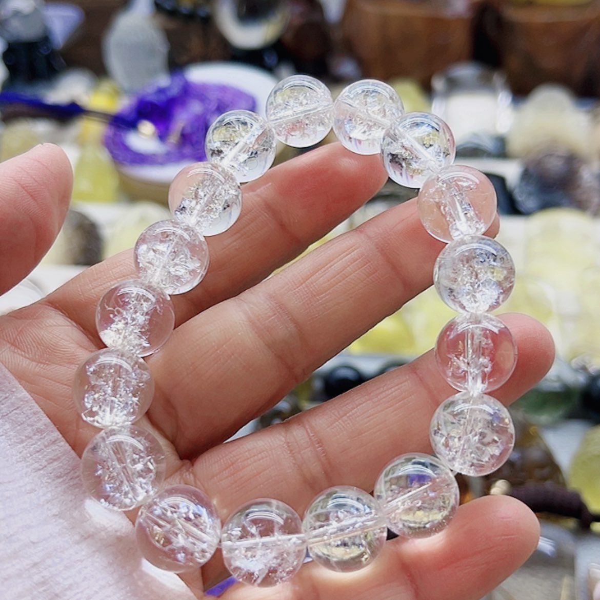 【闪购商品】水晶喜马拉雅手串12未镶嵌