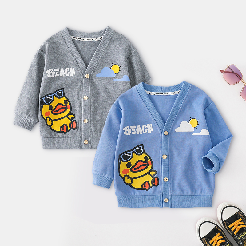 【青青】2025春秋新款儿童休闲百搭春季开衫卡通洋气款5398