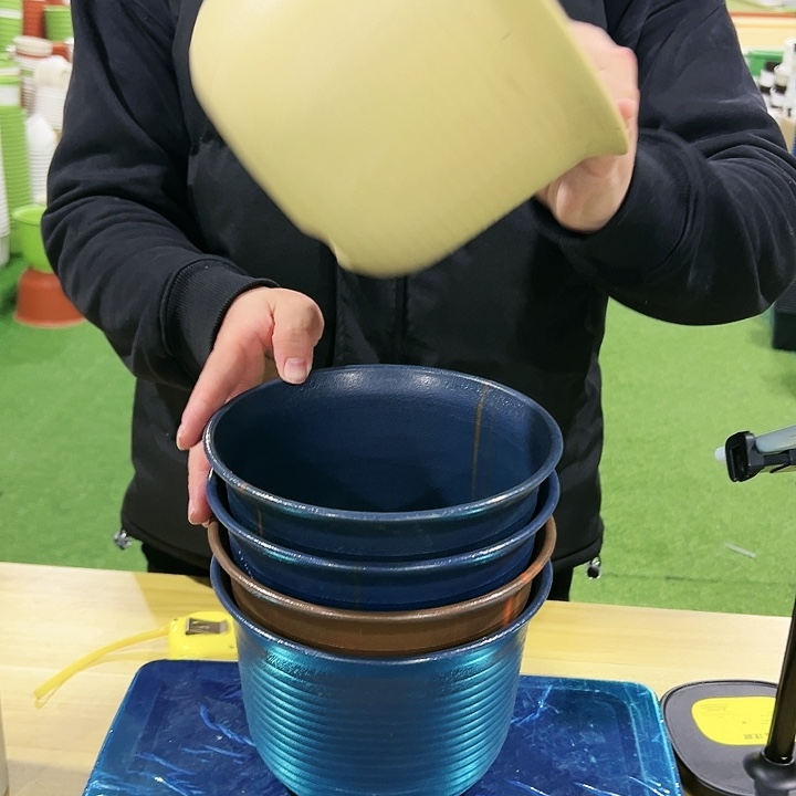 微瑕炭烧口18高13混色5只无托