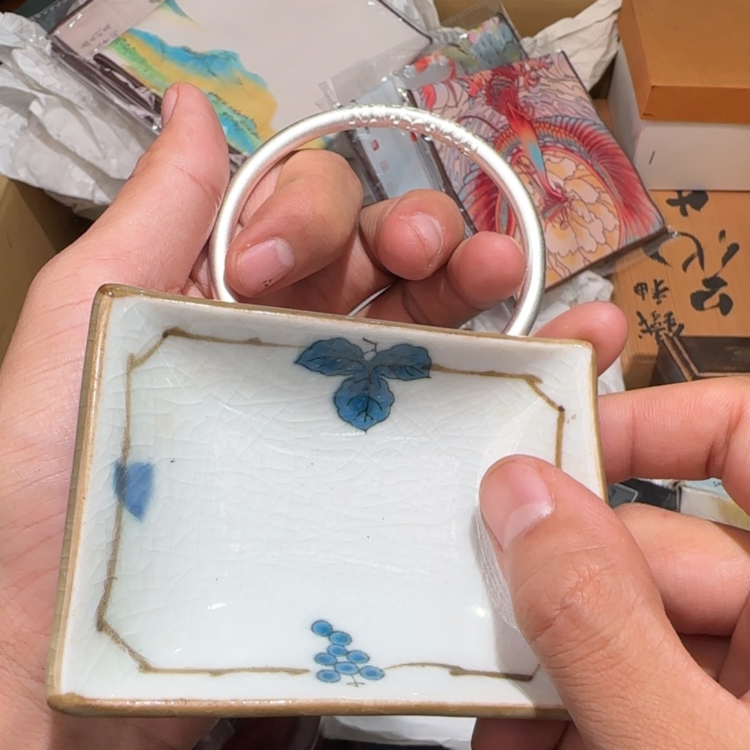 紫砂陶瓷孤品单件车里拍