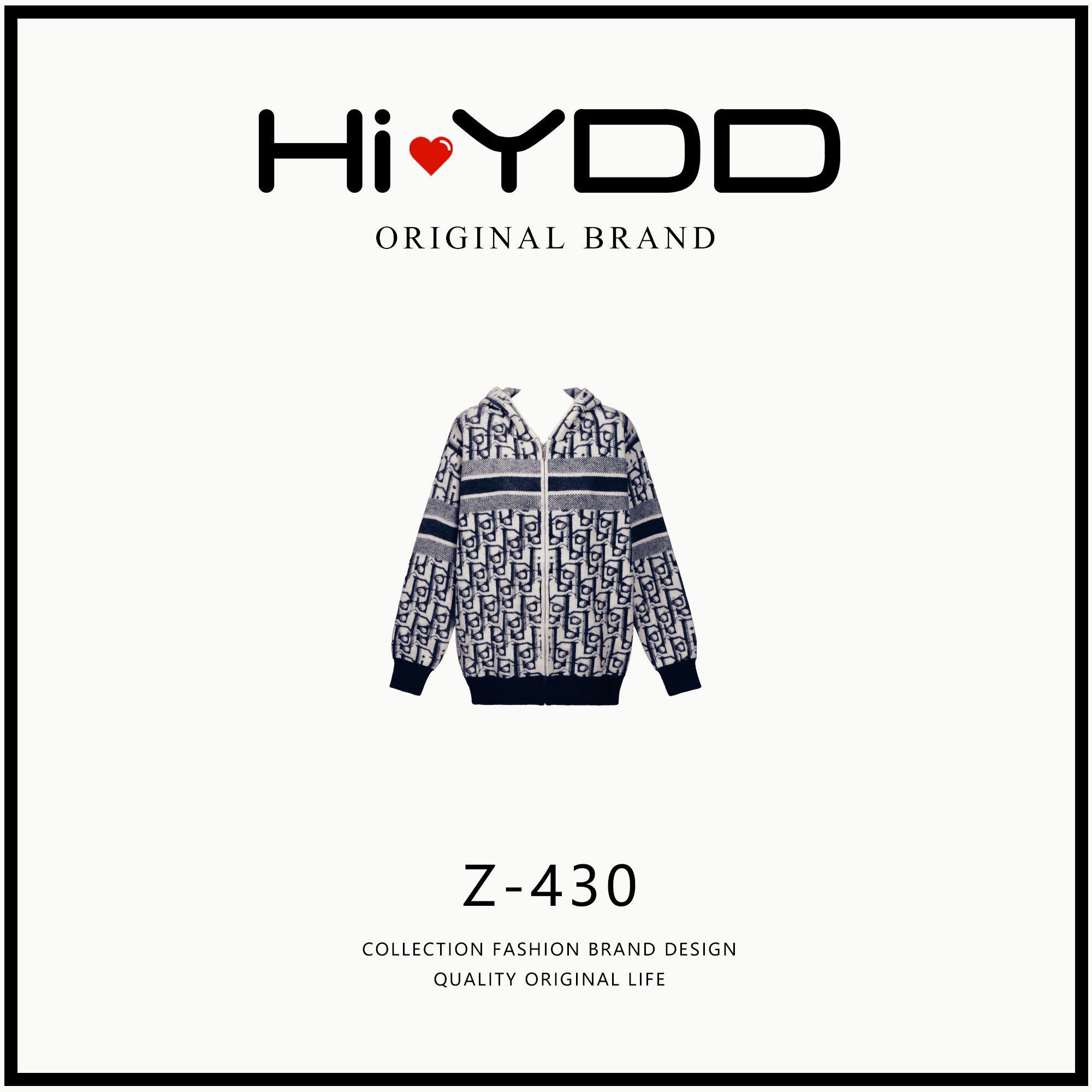 YDD•「Z-430」秋款小个子法式甜美字母提花针织开衫外套HH-45680