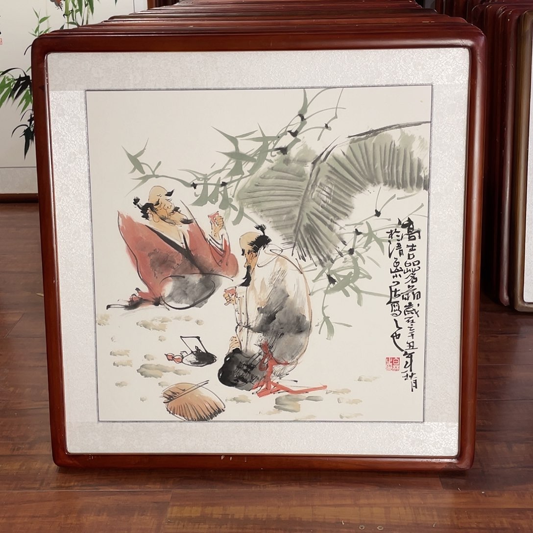 国画带框尺寸63*63厘米