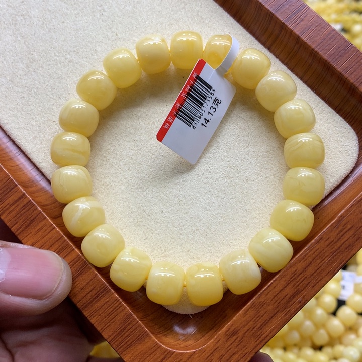 蜜蜡手链未镶嵌蜜蜡