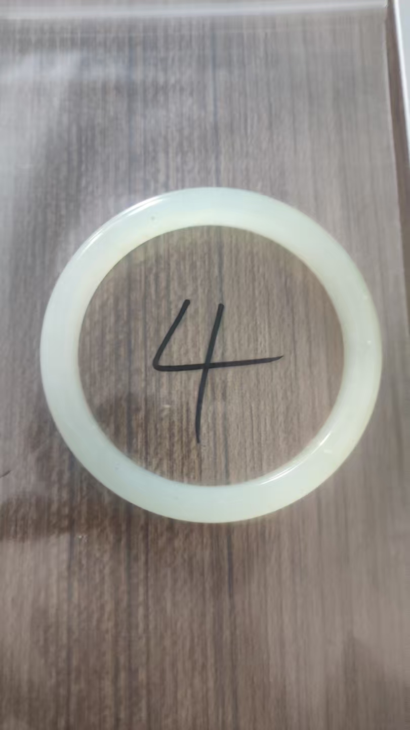 纯天然岫玉手镯 不退不换