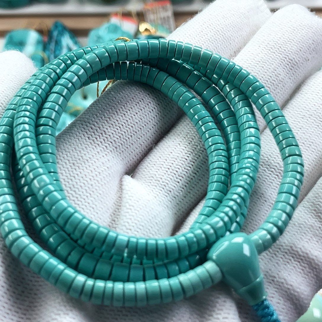 绿松石未镶嵌车挂