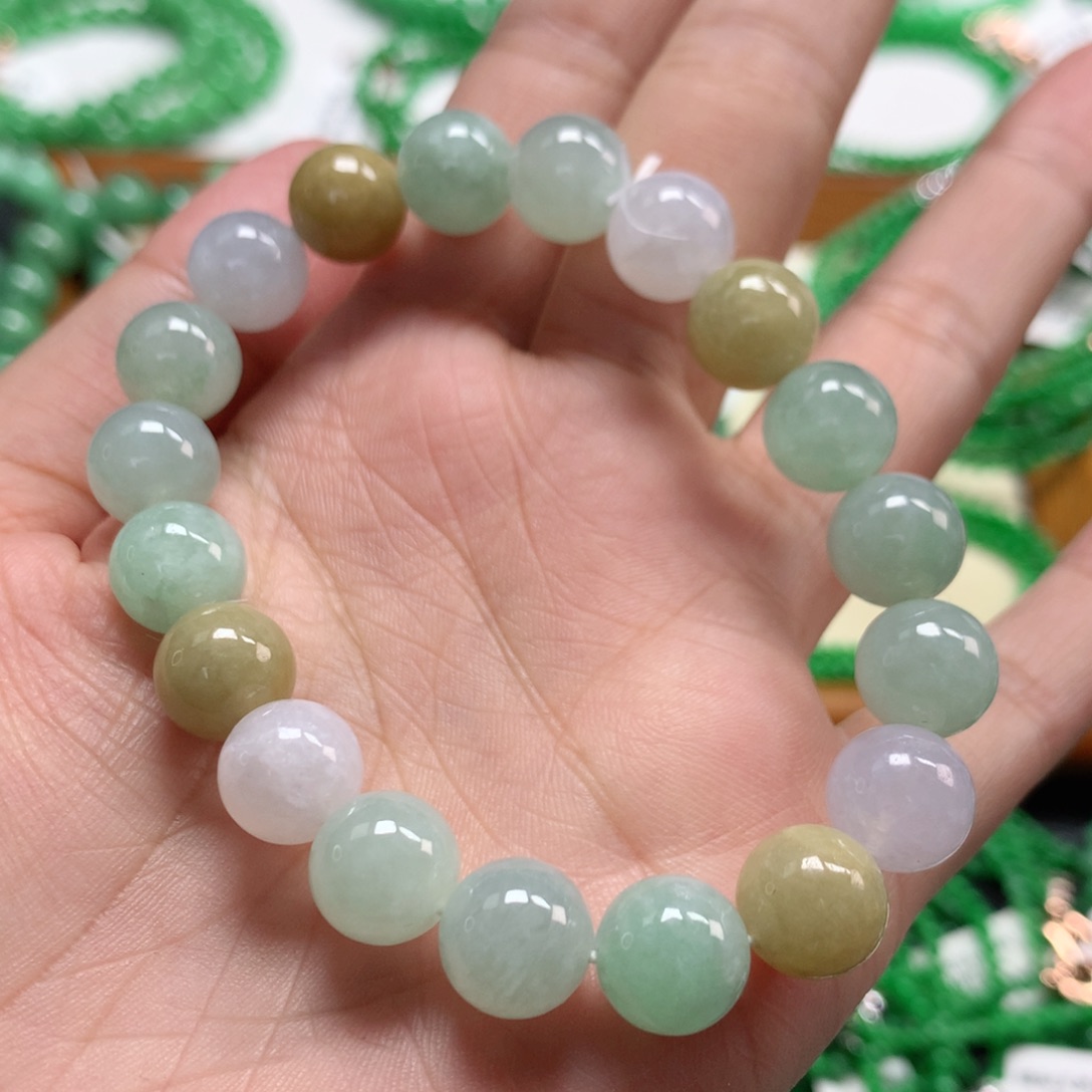 翡翠未镶嵌手链翡翠